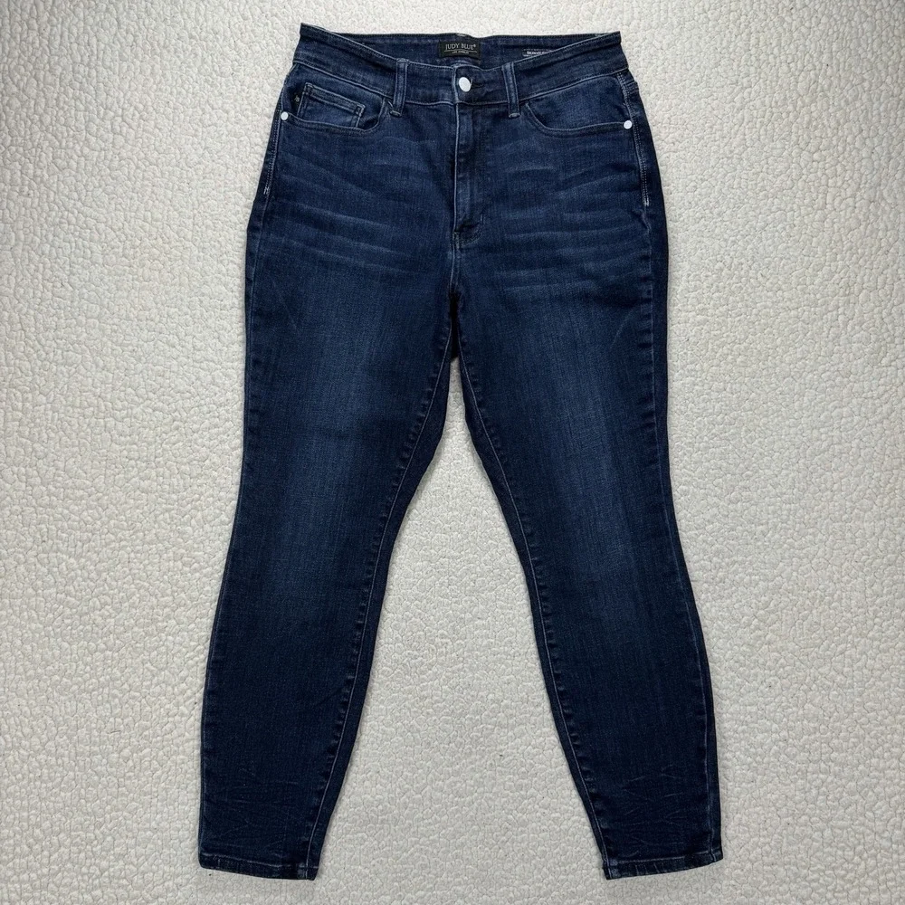 Judy Blue Skinny Jeans Women's 14W (31x27.5) Stretch Modern Minimalist‎  Boho